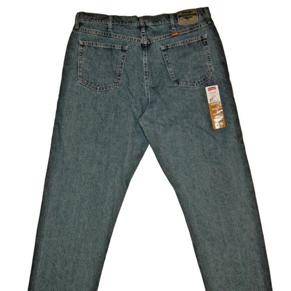 Men's Wrangler Jeans 38 X 34 Relaxed Fit - Picture 2 of 9